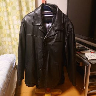 GUESSレザーコート丈７０肩５５