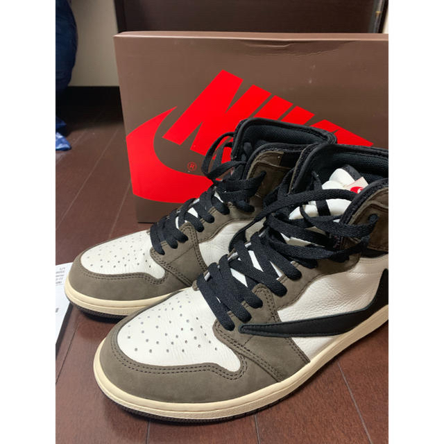 NIKE(ナイキ)のjordan1 travis scott メンズの靴/シューズ(スニーカー)の商品写真