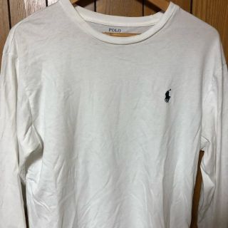 ポロラルフローレン(POLO RALPH LAUREN)のPolo Ralph Lauren  ラルフローレン ロンT 長袖 白 Mサイズ(Tシャツ/カットソー(七分/長袖))