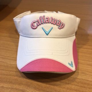 キャロウェイ(Callaway)のcallaway キャロウェイ サンバイザー ピンク レディース サイズフリー(その他)