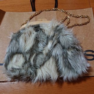 キャセリーニ(Casselini)のお値下げキャセリーニ☆ファーがま口bag(ショルダーバッグ)