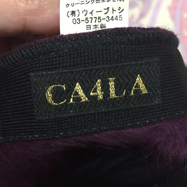 CA4LA(カシラ)のCA4LAベレー帽 レディースの帽子(ハンチング/ベレー帽)の商品写真