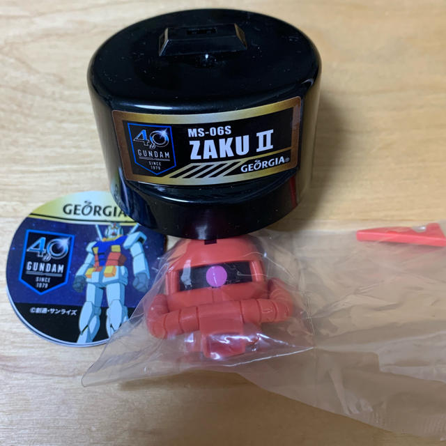 BANDAI(バンダイ)のガンダム ジョージア 自動販売機限定 ザクII エンタメ/ホビーのおもちゃ/ぬいぐるみ(模型/プラモデル)の商品写真