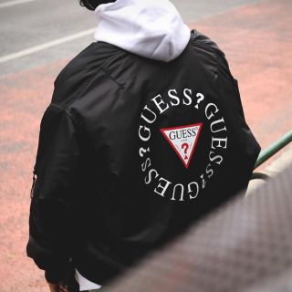 ゲス(GUESS)の【今だけお値打ち！コメントで500円OFF！】Guess MA-1 ジャケット(ブルゾン)