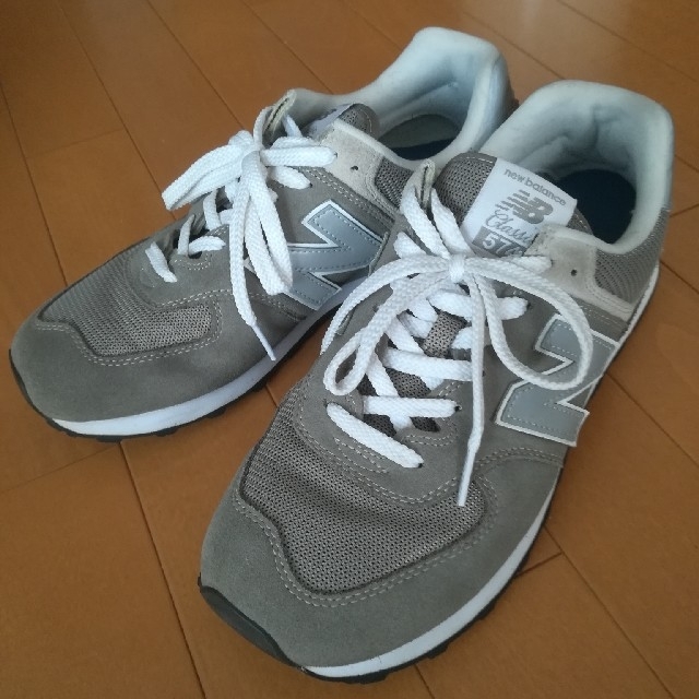 New Balance(ニューバランス)のニューバランス　スニーカー　ML574　グレー　28.5cm 中古 メンズの靴/シューズ(スニーカー)の商品写真