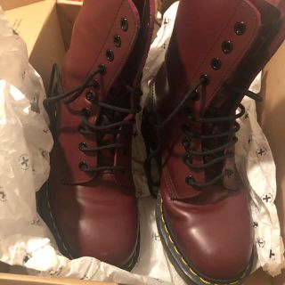 ドクターマーチン(Dr.Martens)のドクターマーチン 10ホールブーツ チェリーレッド(ブーツ)