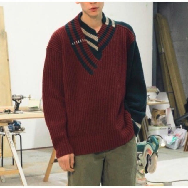 非売品 未使用品 kolor 21aw カラー クレイジーパターンニット