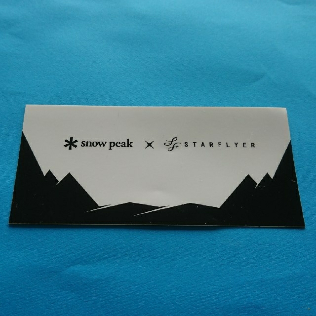 Snow Peak - (非売品) snowpeak x STARFLYER ステッカーの通販 by