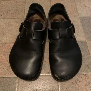 ビルケンシュトック(BIRKENSTOCK)のBIRKENSTOCK ビルケンシュトック　ロンドン　37 黒(ローファー/革靴)