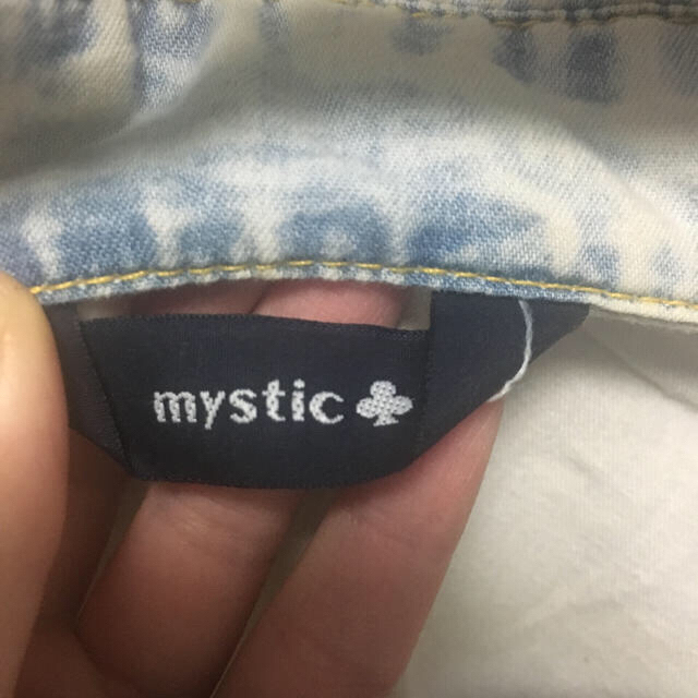 mystic デニムワンピース レディースのワンピース(ひざ丈ワンピース)の商品写真