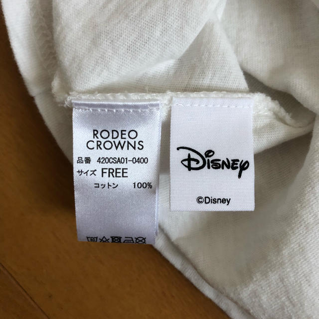 RODEO CROWNS WIDE BOWL(ロデオクラウンズワイドボウル)のRODEO CROWNS WIDE BOWL ドナルドダック  Tシャツ レディースのトップス(Tシャツ(半袖/袖なし))の商品写真