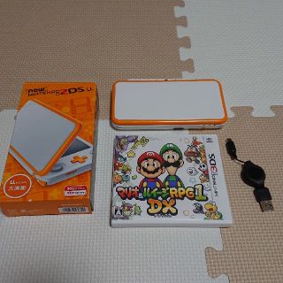 ニンテンドー2DS(ニンテンドー2DS)のNewニンテンドー2DS LL　ホワイト×オレンジ(携帯用ゲーム機本体)