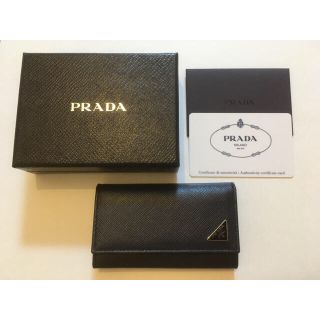 プラダ(PRADA)のりこ様専用【新品未使用品】PRADA（プラダ）6連キーケース［牛革］(キーケース)