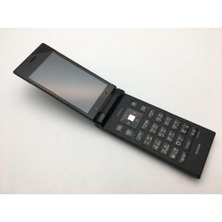 キョウセラ(京セラ)の【中古】ソフトバンク DIGNOケータイ 501KC ガラホ ブラック 177(携帯電話本体)