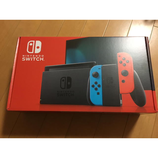 入園入学祝い Nintendo Switch ネオンレッド 新型 任天堂Switch - 家庭用ゲーム機本体
