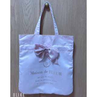 メゾンドフルール(Maison de FLEUR)のメゾンドフルール トートバッグ ピンク(トートバッグ)