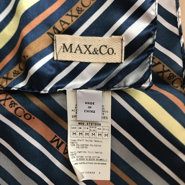 Max & Co.(マックスアンドコー)の●●  MAX  ＆ CO  スカーフ   新品  ●● レディースのファッション小物(バンダナ/スカーフ)の商品写真