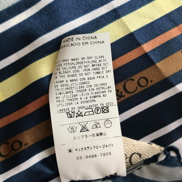 Max & Co.(マックスアンドコー)の●●  MAX  ＆ CO  スカーフ   新品  ●● レディースのファッション小物(バンダナ/スカーフ)の商品写真