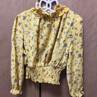 花柄の長袖(Tシャツ/カットソー)