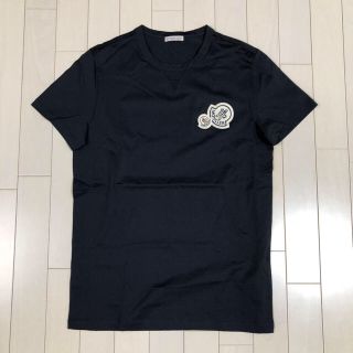 モンクレール(MONCLER)の【エリック様専用】S モンクレール ダブル ワッペン Tシャツ ネイビー(Tシャツ/カットソー(半袖/袖なし))