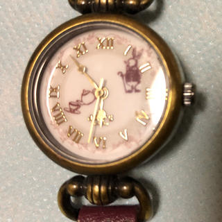 アクシーズファム(axes femme)のアクシーズファム☆Disney不思議の国のアリス 可愛い白うさぎの腕時計(腕時計)