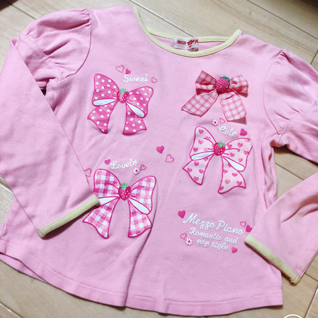 mezzo piano(メゾピアノ)のメゾピアノ120♡セット売りです(^^) キッズ/ベビー/マタニティのキッズ服女の子用(90cm~)(Tシャツ/カットソー)の商品写真