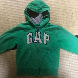 ギャップキッズ(GAP Kids)のGAPグリーンパーカー120ｻｲｽﾞ(ジャケット/上着)