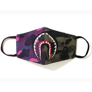 アベイシングエイプ(A BATHING APE)のBAPE HALF CAMO SHARK FACE MASK(その他)