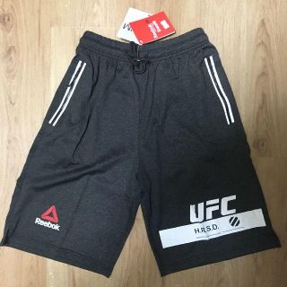 リーボック(Reebok)のUFC ハーフパンツ Mサイズ 短パン ファイトショーツ【新品】黒(ショートパンツ)