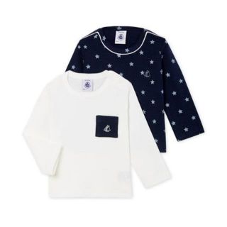 プチバトー  2019AW スウェットプリントワンピース　36m