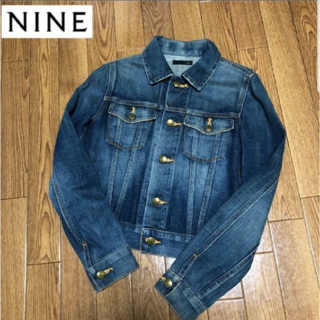 NINE(ナイン)のNINE ナイン デニムジャケット Ｇジャン レディースのジャケット/アウター(Gジャン/デニムジャケット)の商品写真