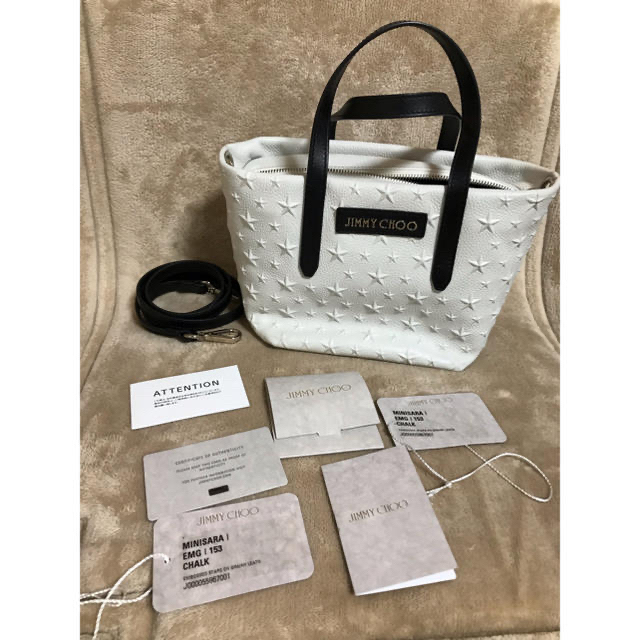 JIMMY CHOO MINISARA 正規品 ハンドバッグ | angeloawards.com