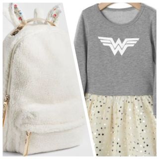 ベビーギャップ(babyGAP)の【新品】サラジェシカパーカー コラボ リュック & ワンピース (リュックサック)