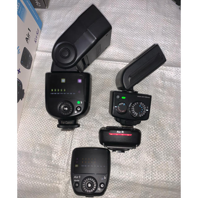 シルバーグレー サイズ Nissin i60A 2灯 + Air10s + ストロボスタンド2
