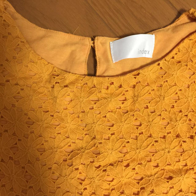 INDEX(インデックス)の花柄 半袖トップス 秋色♪ レディースのトップス(Tシャツ(半袖/袖なし))の商品写真