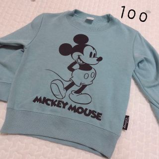 ディズニー(Disney)のミッキーのトレーナー(100)(Tシャツ/カットソー)