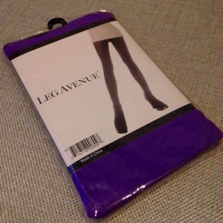 レッグアベニュー(Leg Avenue)の👻レッグアベニュー 紫 カラータイツ🎃(タイツ/ストッキング)