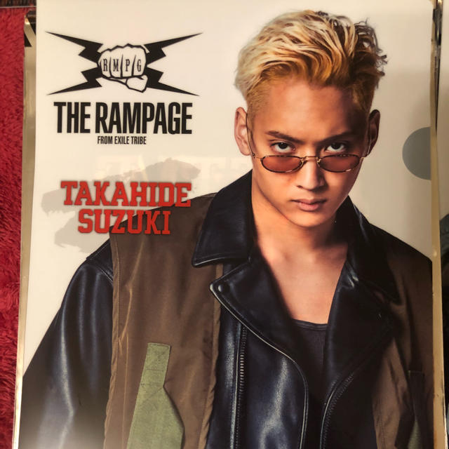 THE RAMPAGE(ザランページ)のBOT  鈴木昂秀 クリアファイル エンタメ/ホビーのタレントグッズ(ミュージシャン)の商品写真