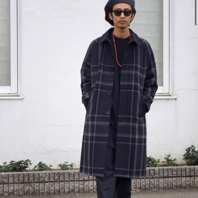 WHITE MOUNTAINEERING - white mountaineering チェックステンカラー ...