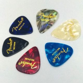 フェンダー(Fender)のFenderピック 351Shape Shell プレミアムセルロイド　6枚(エレキギター)