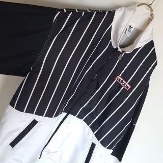 adidas - 90s☆日本製 old adidas ビッグサイズ ナイロンジャケットの