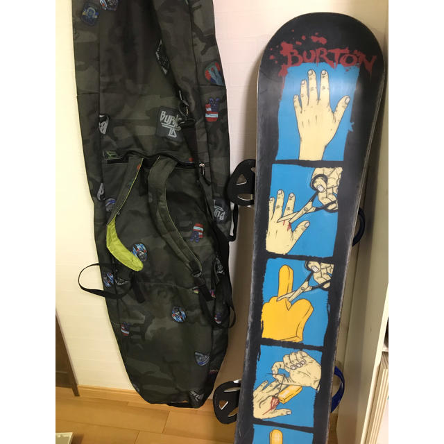 BURTON   バートン スノボー 板中古 ボードケース美品 セットの