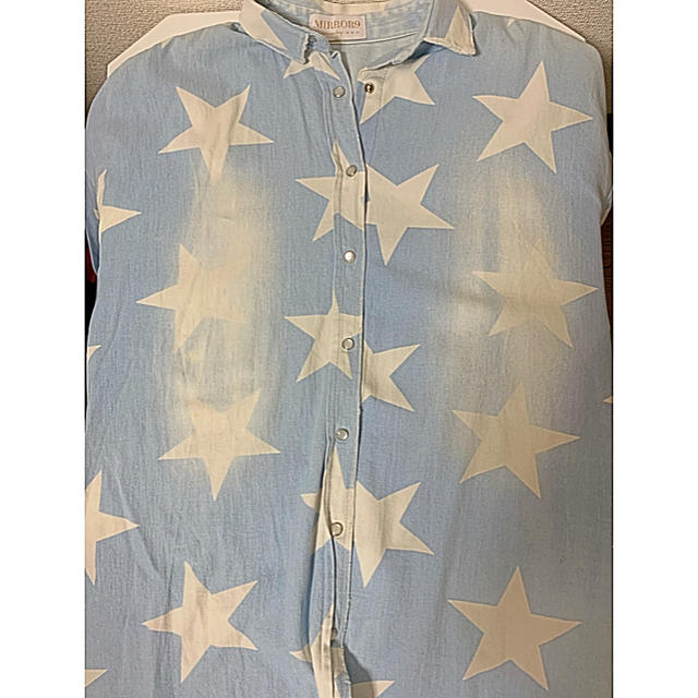 専用ミラーナイン 星シャツ レディースのトップス(シャツ/ブラウス(長袖/七分))の商品写真