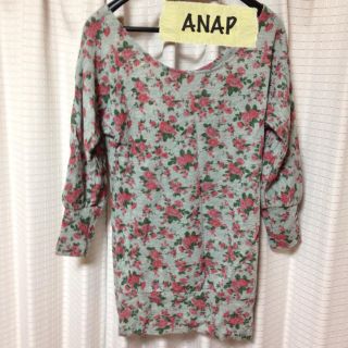 アナップ(ANAP)の♡美品 フラワー柄♡(ミニワンピース)