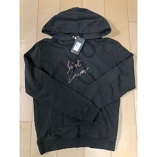 サンローラン(Saint Laurent)のデジデジ様専用 サンローランパリ アニマルロゴ 黒 パーカー S(パーカー)