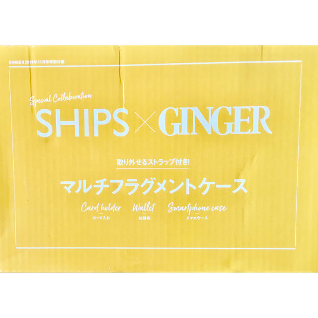 SHIPS(シップス)のGinger １１月号 付録 エンタメ/ホビーの雑誌(ファッション)の商品写真