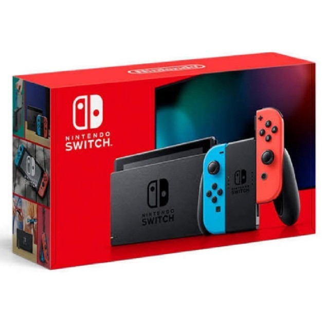 家庭用ゲーム機本体任天堂 Switch ネオンレッド ネオンブルー 新品未使用