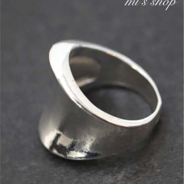 silver925 ワイドリング シルバー925 シンプルリング おおぶりリング レディースのアクセサリー(リング(指輪))の商品写真