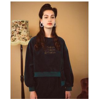 マウジー(moussy)のギャフトーキョー コーデュロイトップス グリーン(カットソー(長袖/七分))