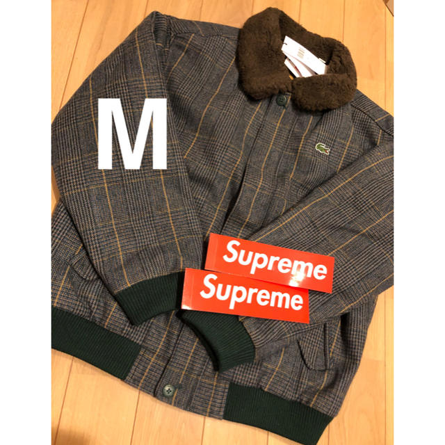 Supreme(シュプリーム)のMサイズ Supreme LACOSTE Wool Bomber Jacket メンズのジャケット/アウター(ブルゾン)の商品写真